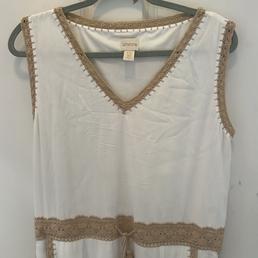 EUC Chico's Grecian Goddess dress. Size 1.5 - Picture 5 of 9